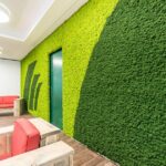 natural preserved green wall